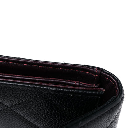 Chanel Caviar Quilted Large Flap Wallet Black 21 of 21