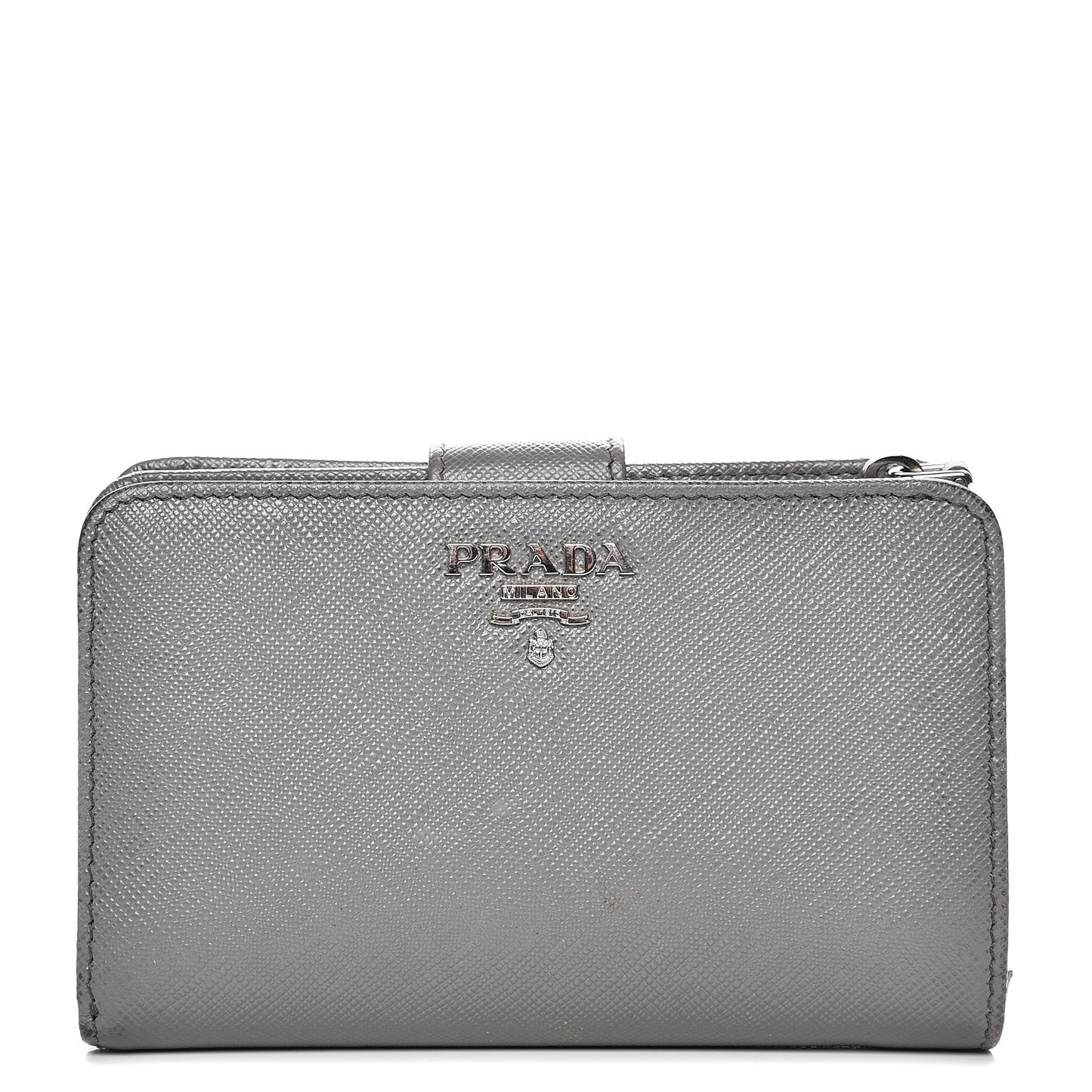 Saffiano Metal Compact Wallet Marmo
