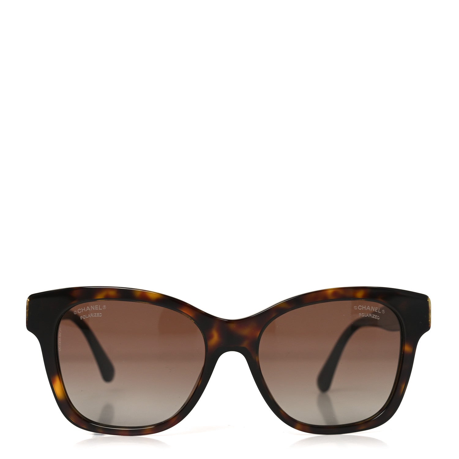 Chanel Acetate Polarized Pearl CC Square Sunglasses 5482-H-A Dark