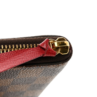 Louis Vuitton Damier Ebene Clemence Wallet Cherry 9 of 9