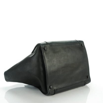Celine Supple Calfskin Medium Phantom Luggage Black 4 of 9