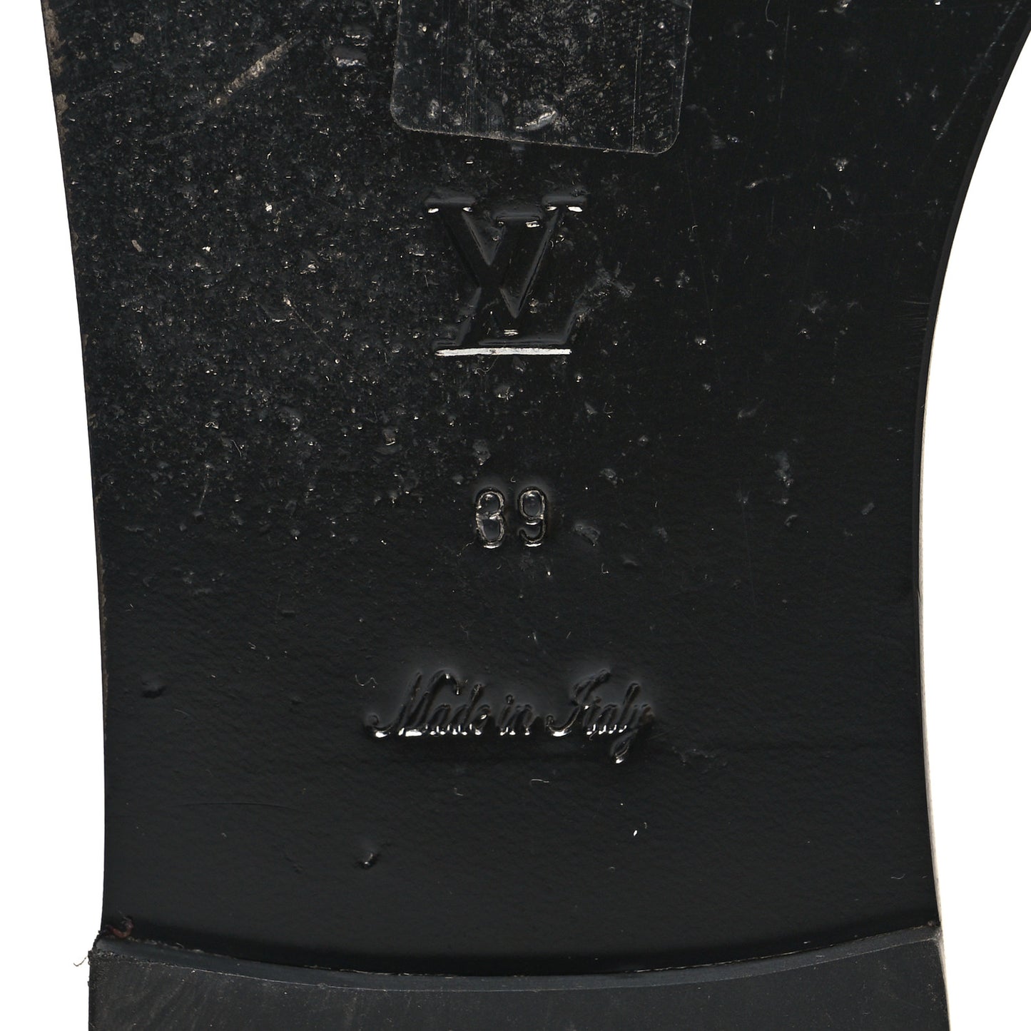 Patent Monogram Lock It Flat Mules 39