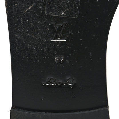 Louis Vuitton Patent Monogram Lock It Flat Mules 39 7 of 9
