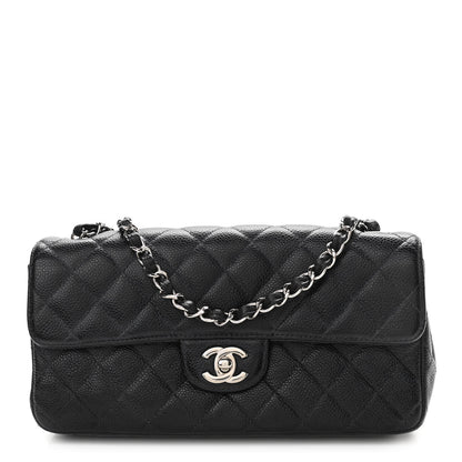 Chanel Caviar Quilted East West Flap Black 1 of 10