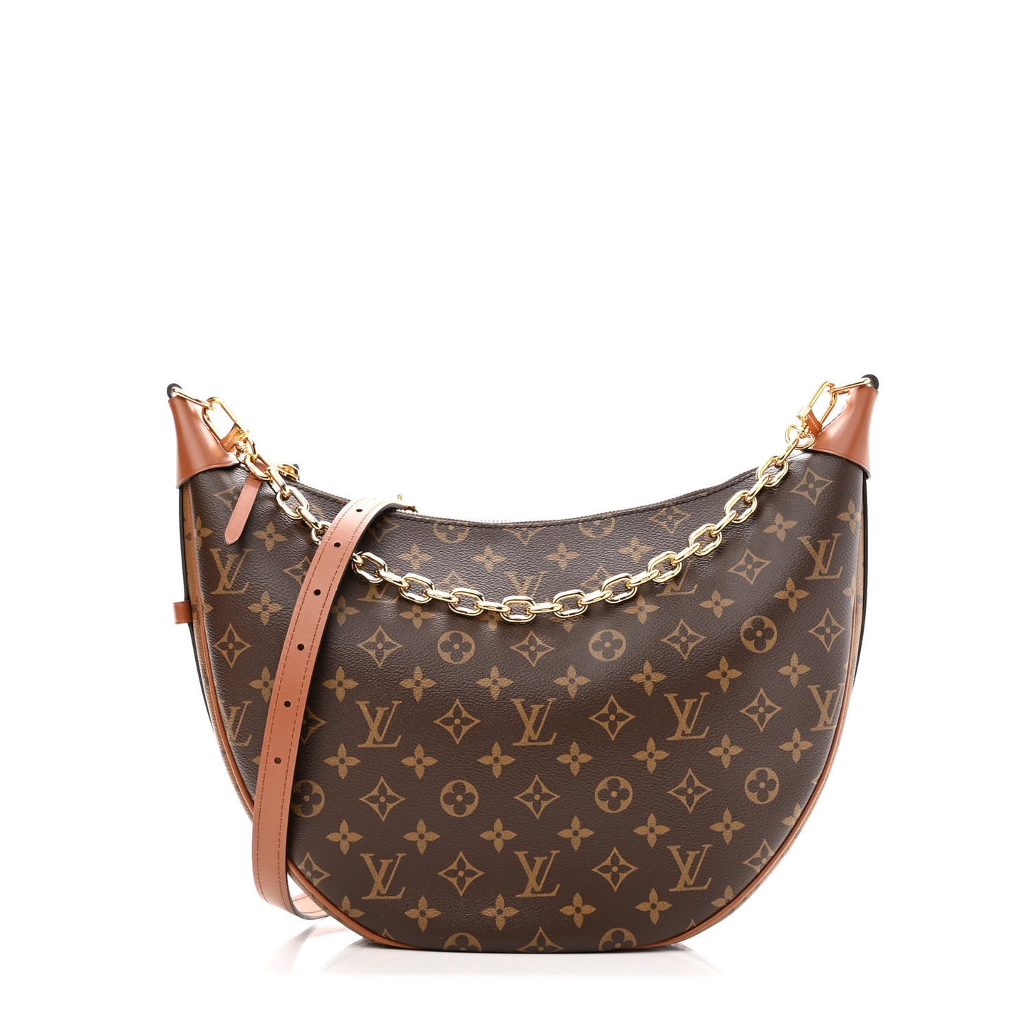 Reverse Monogram Loop Hobo