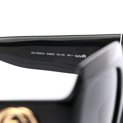 Gucci Acetate Square Frame Sunglasses GG3826S Black 6 of 7