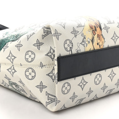 Louis Vuitton Savane Monogram Chapman Atlas Tote White 8 of 10