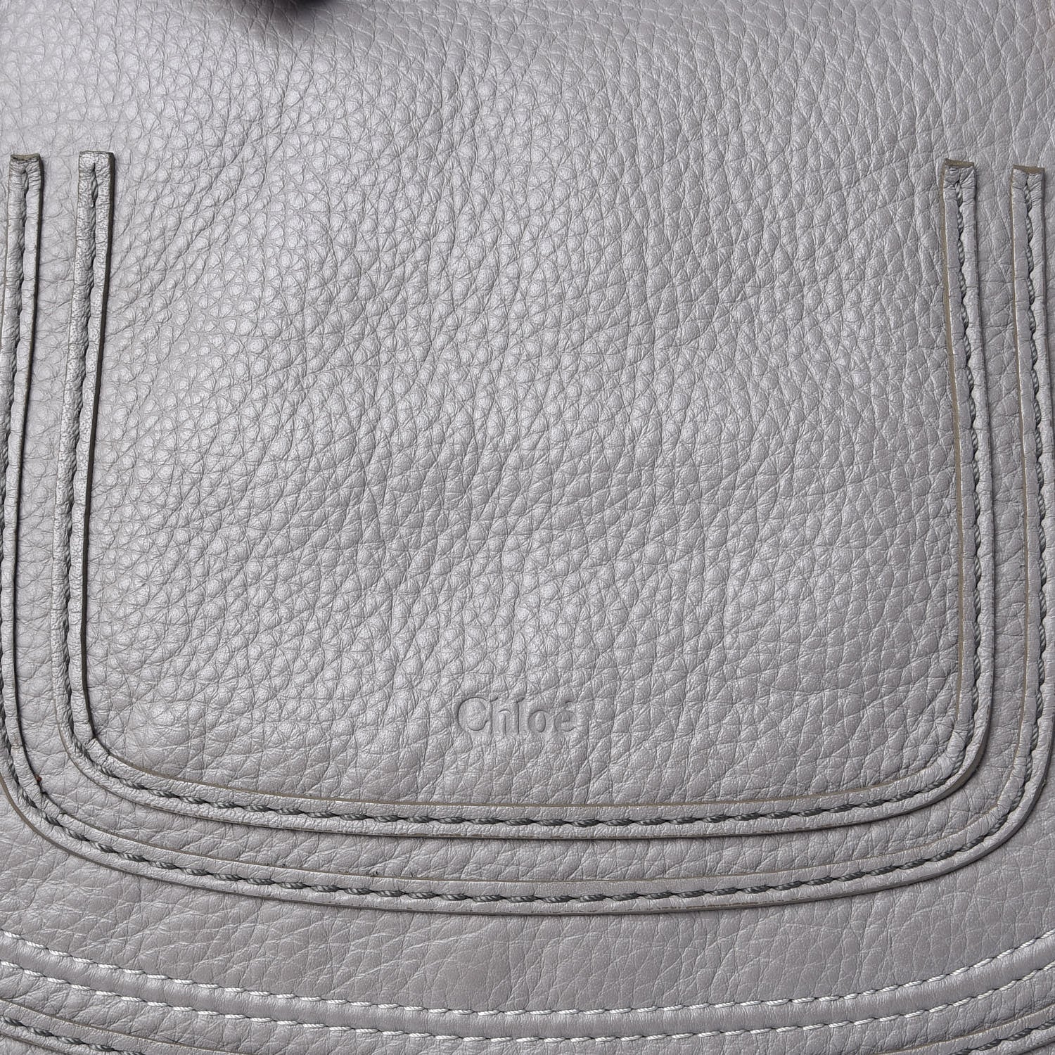 Chloe Calfskin Medium Marcie Satchel Cashmere Grey 9 of 11