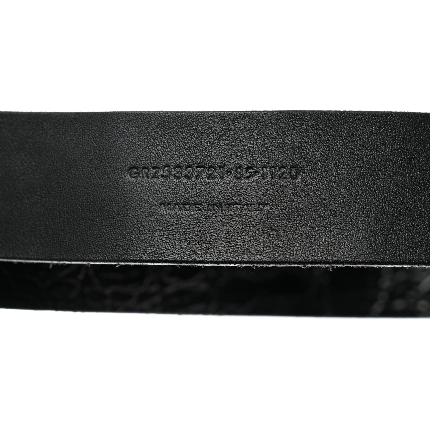 Calfskin Embossed Monogram Celtique Belt 85 34 Black