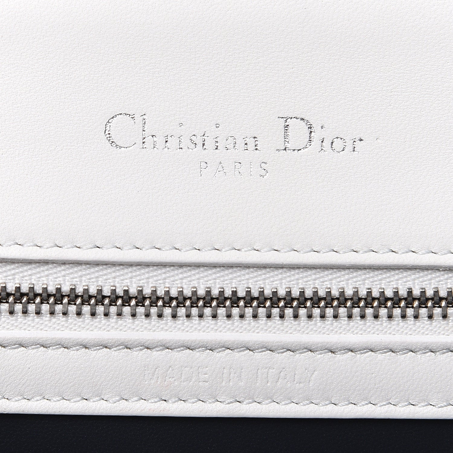 Christian Dior Patent Micro-Cannage Small Diorama Flap Bag White 6 of 10
