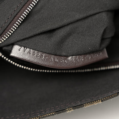 Fendi Fabric Jacquard FF 1974 Maxi Multipocket Baguette Tobacco Moro Black 8 of 11