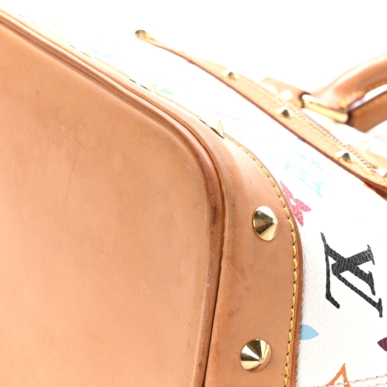 Louis Vuitton Monogram Multicolor Alma White 10 of 13