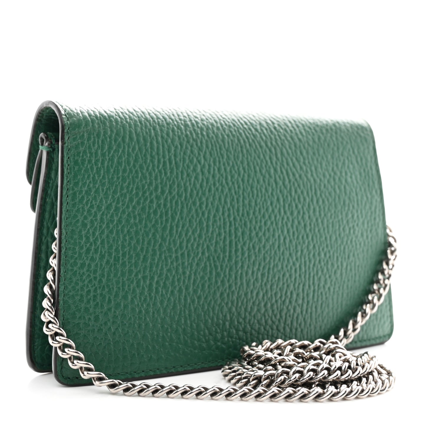 Dollar Calfskin Crystal Super Mini Dionysus Shoulder Bag Emerald