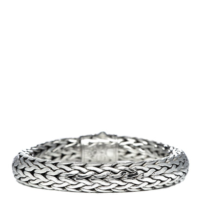 John Hardy Sterling Silver Diamond 11mm Classic Chain Bracelet 3 of 4