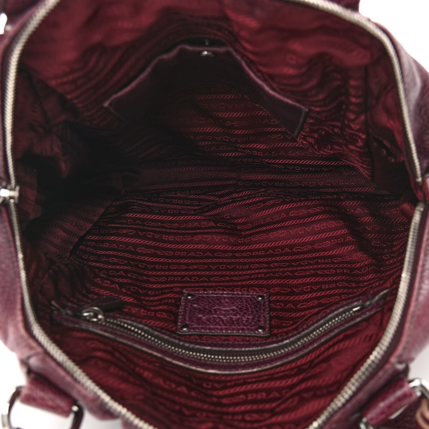 Prada Cervo Tote Amaranto 5 of 18