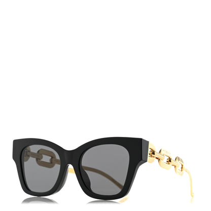 Louis Vuitton Acetate Metal LV Edge Sunglasses Z1631E Black 1 of 10