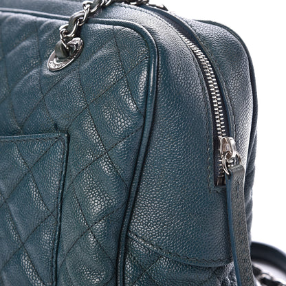 Chanel Caviar Quilted Large Paradoxal Camera Case Turquoise 10 of 20