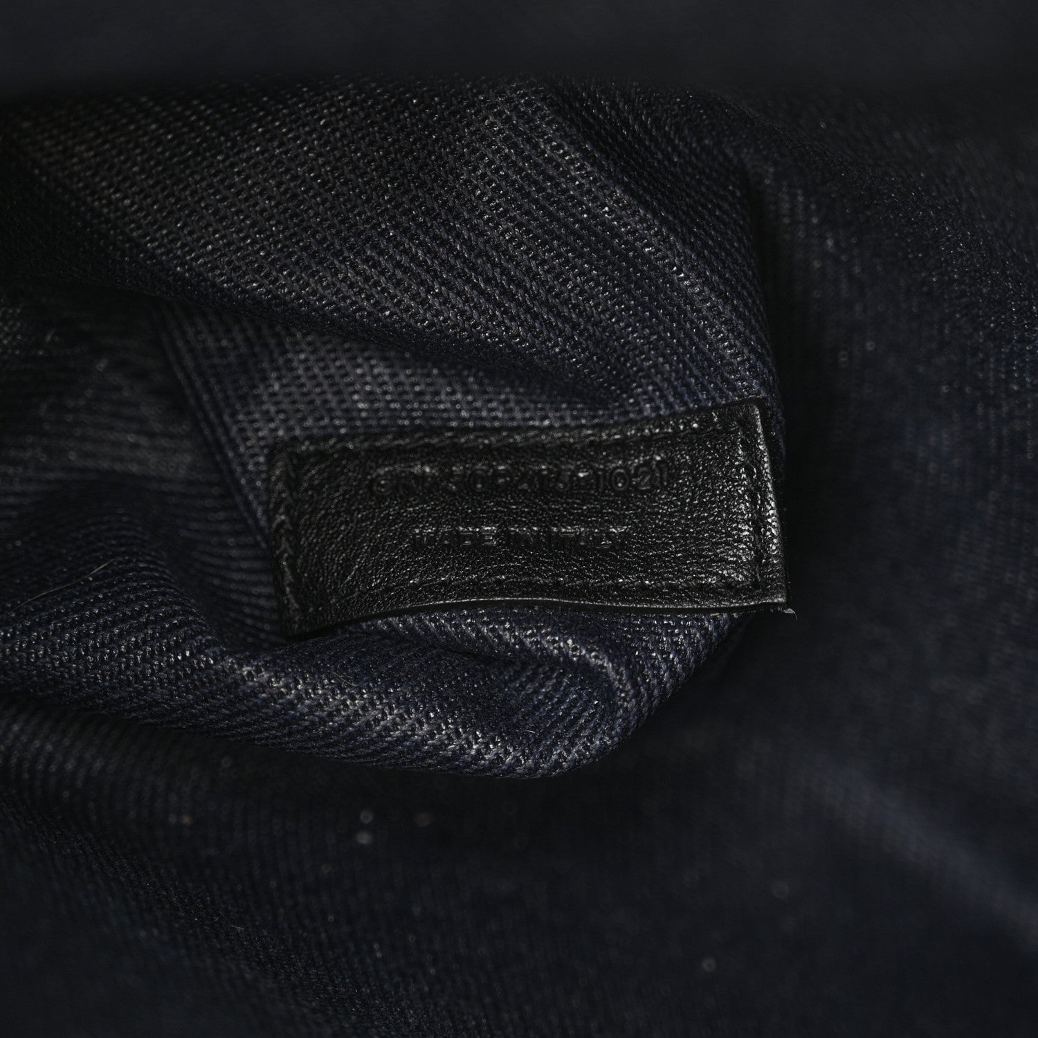 Saint Laurent Linen Calfskin Rive Gauche Tote Navy 7 of 12