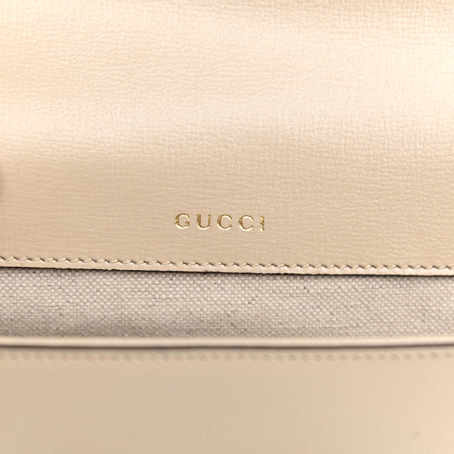Gucci Azalea Calfskin Web Mini Horsebit 1955 Shoulder Bag Oatmeal 6 of 11
