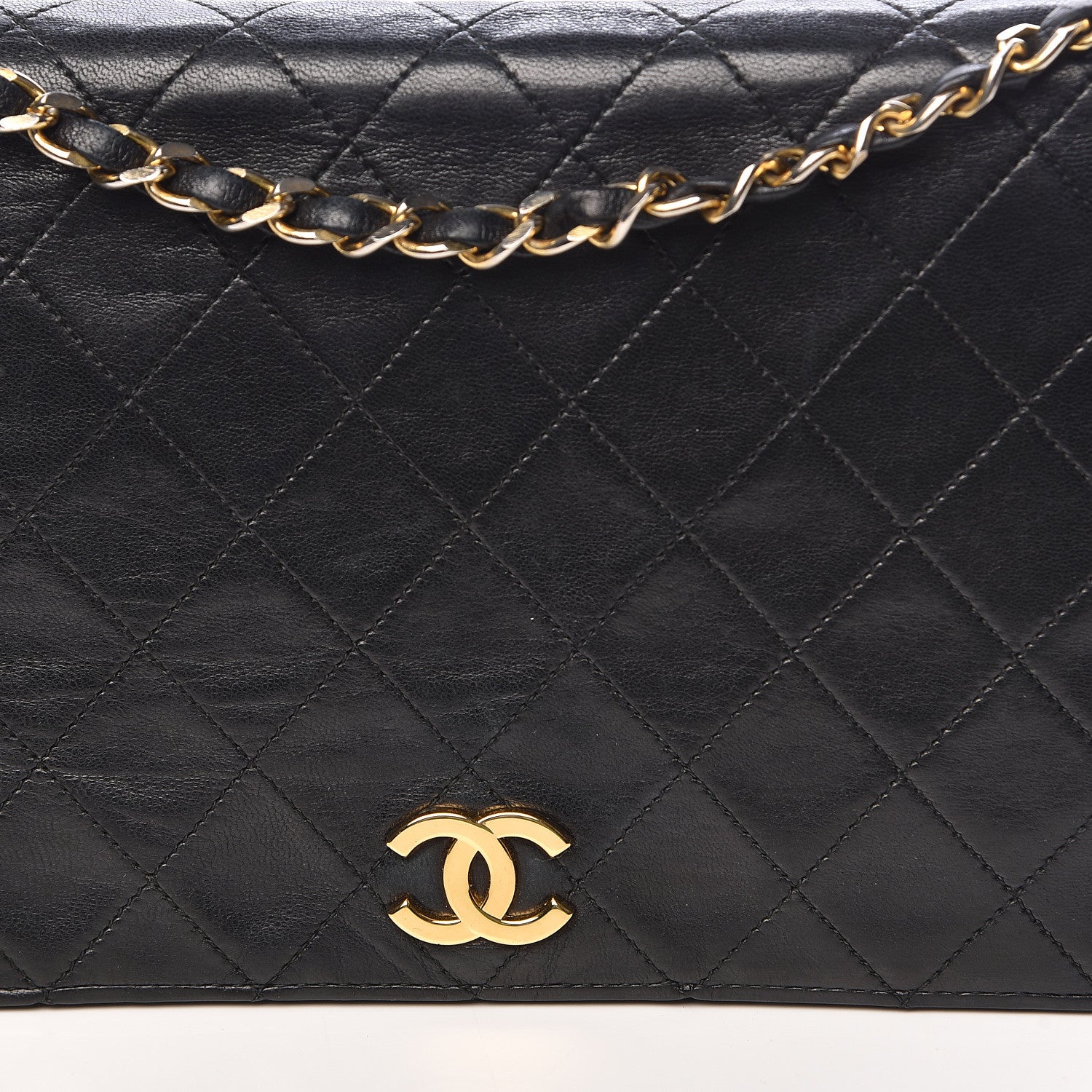 Chanel Lambskin Quilted Small Single Flap Black 19 of 19