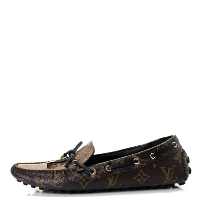 Louis Vuitton Patent Reverse Monogram Gloria Loafers 37.5 1 of 7