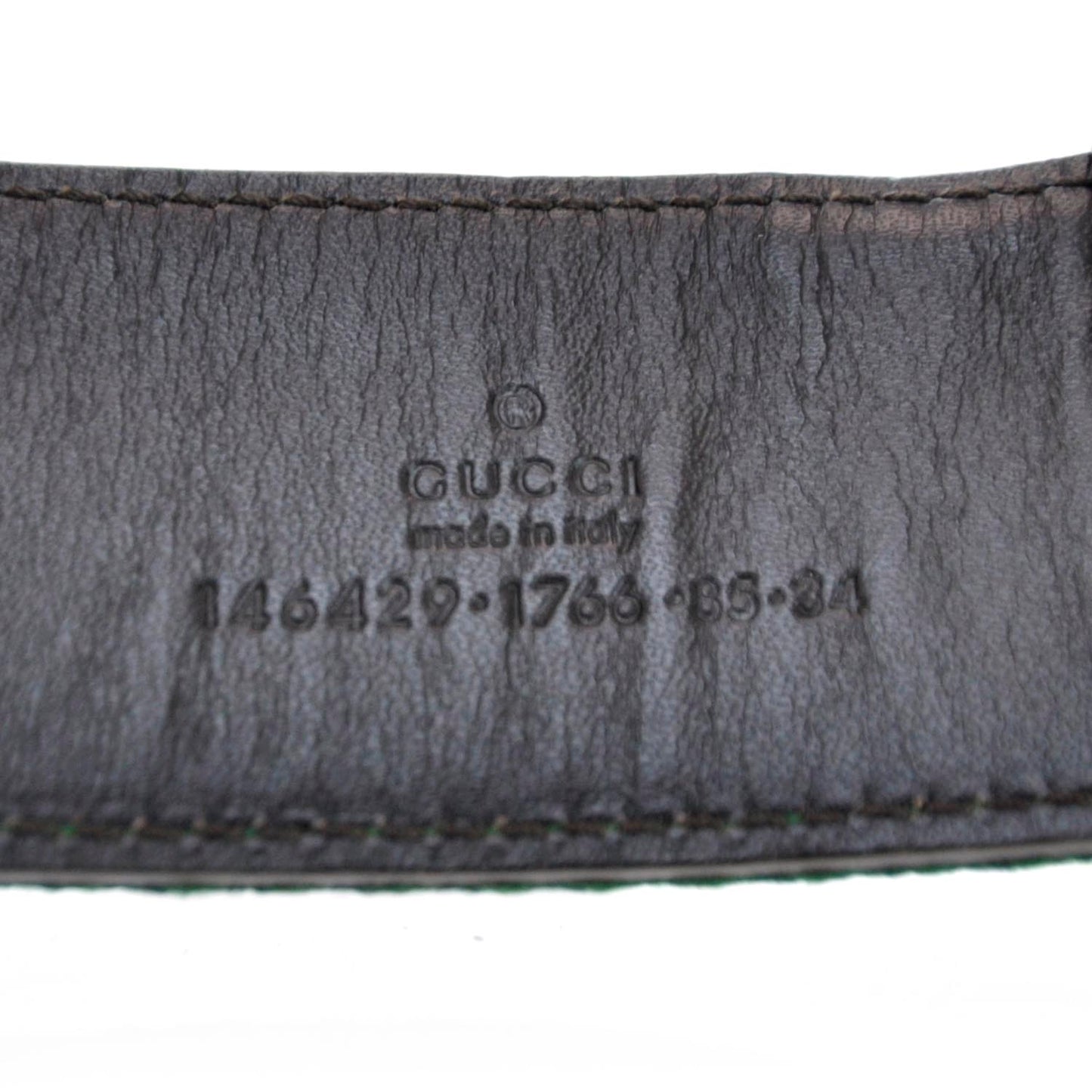 Leather Web Belt 85 34