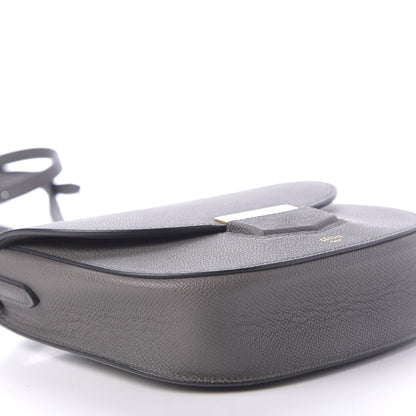 Celine Baby Grained Calfskin Small Trotteur Grey 8 of 11