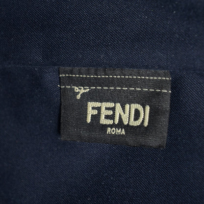 Fendi Vitello Elite Cuoio Monster Buggies Medium Roll Tote Mattone Black Multicolor Lavagna 7 of 9