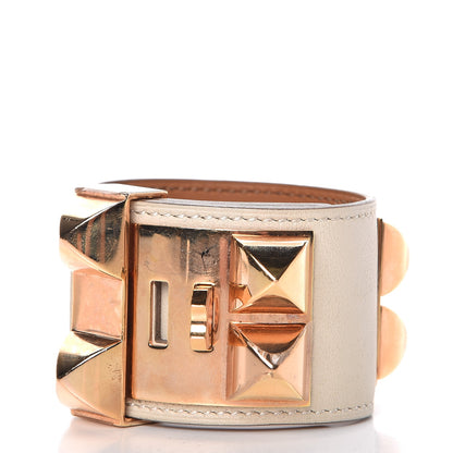 Hermes Swift Collier de Chien CDC Bracelet S Craie 3 of 6