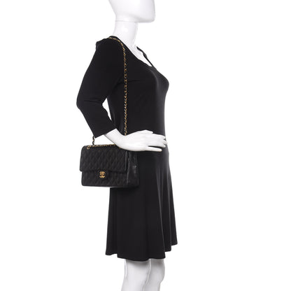 Chanel Lambskin Quilted Medium Double Flap Black 2 of 11