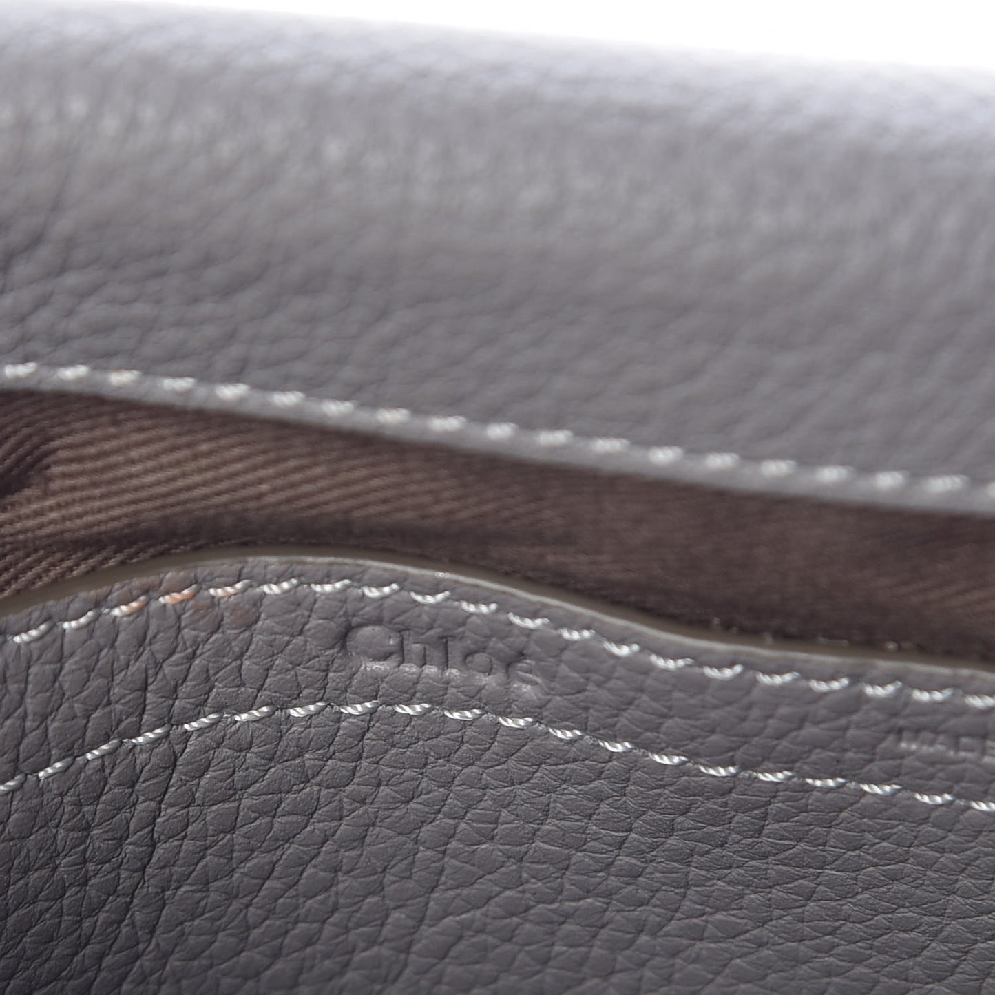 Calfskin Mini Marcie Round Crossbody Bag Cashmere Grey