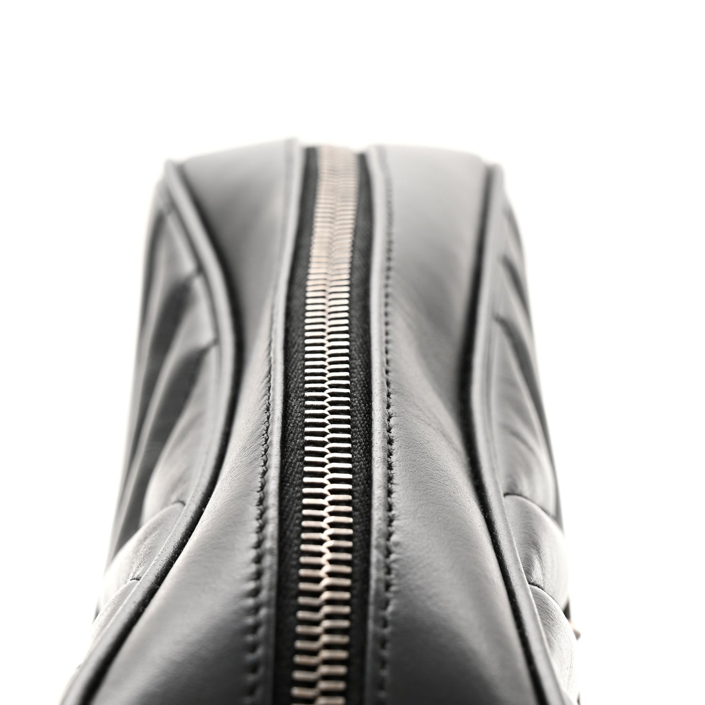 Calfskin Matelasse Monogram Lou Camera Bag Black