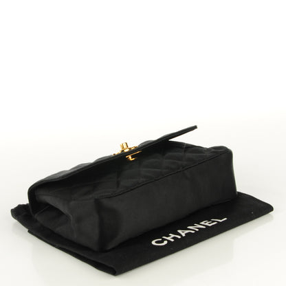 Chanel Satin Quilted Extra Mini Flap Black 4 of 8