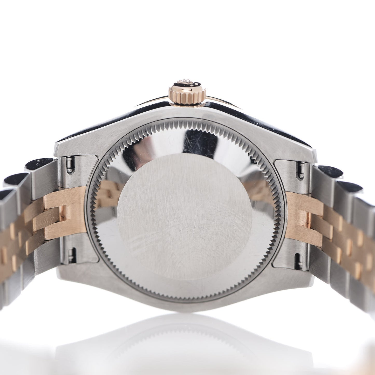 Stainless Steel 18K Everose Gold Diamond Mother of Pearl 31mm Oyster Perpetual Datejust Watch Roman 178341