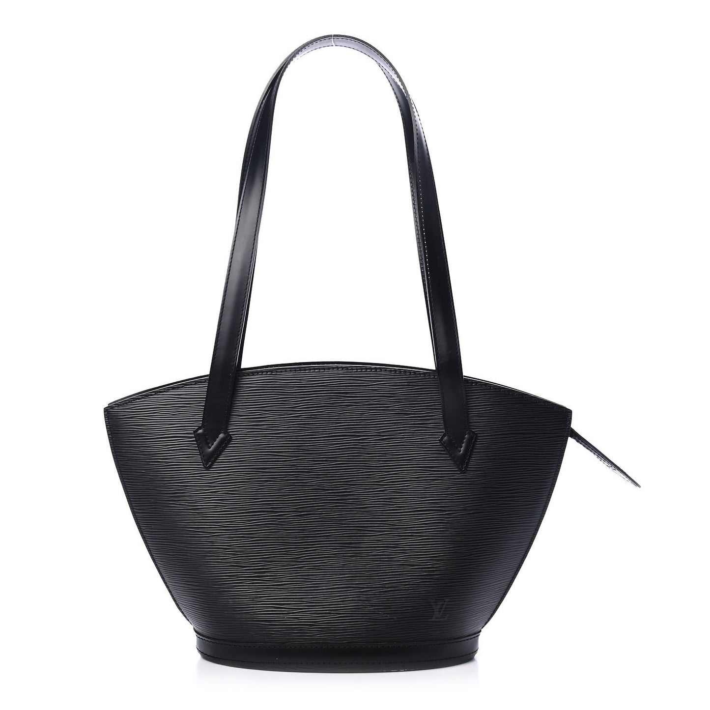 Epi Saint Jacques PM Long Straps Black
