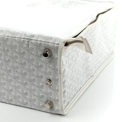 Goyard Goyardine Caravelle 50 Folding Suitcase White 14 of 14