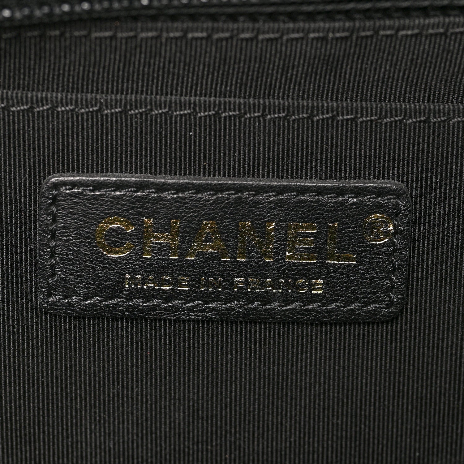 Chanel Aged Calfskin Chevron Quilted Backpack Black 5 of 9