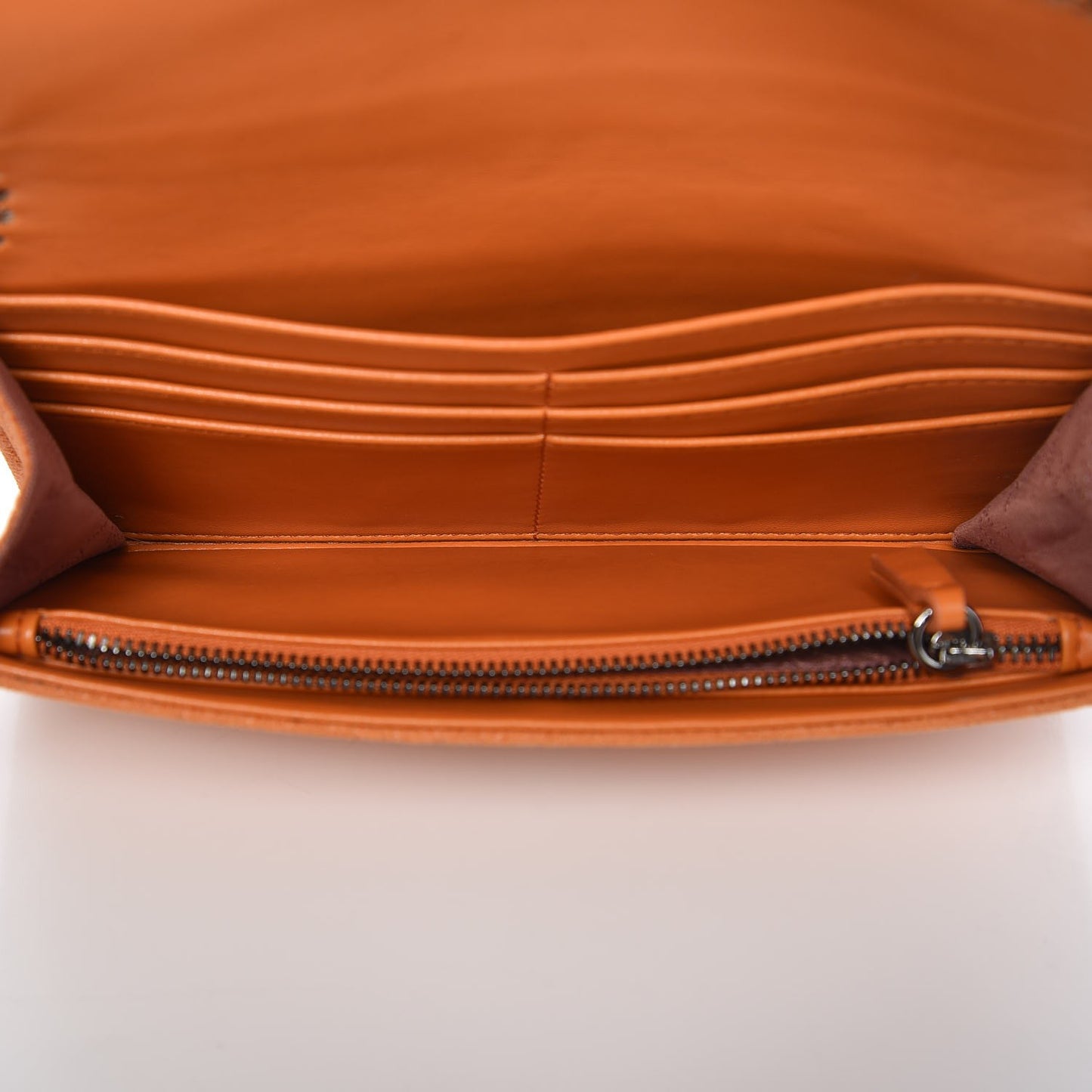 Shaggy Deer Falabella Flap Wallet Orange