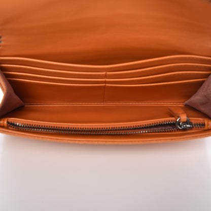 Stella McCartney Shaggy Deer Falabella Flap Wallet Orange 5 of 7