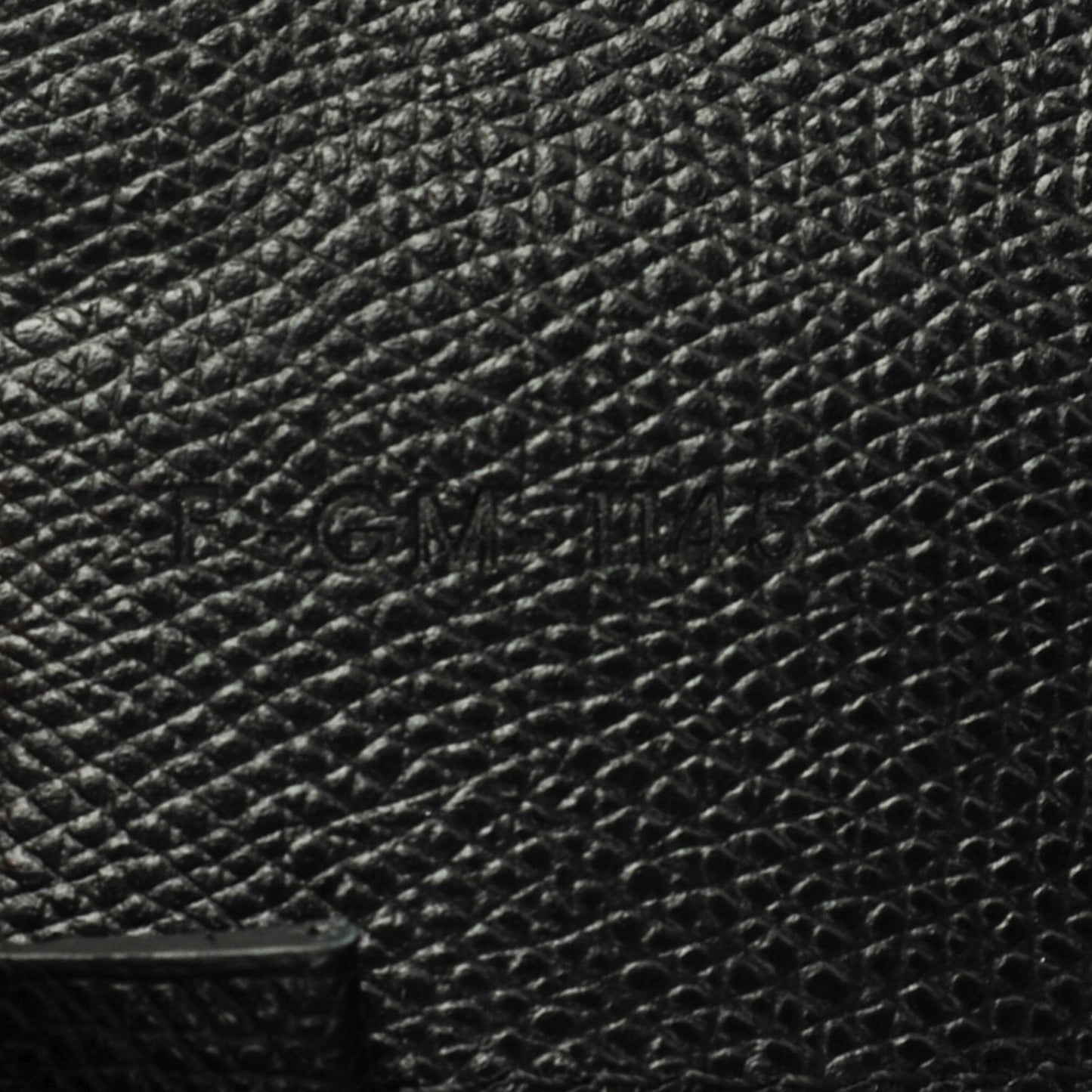 Grained Calfskin Horizontal Cabas Black