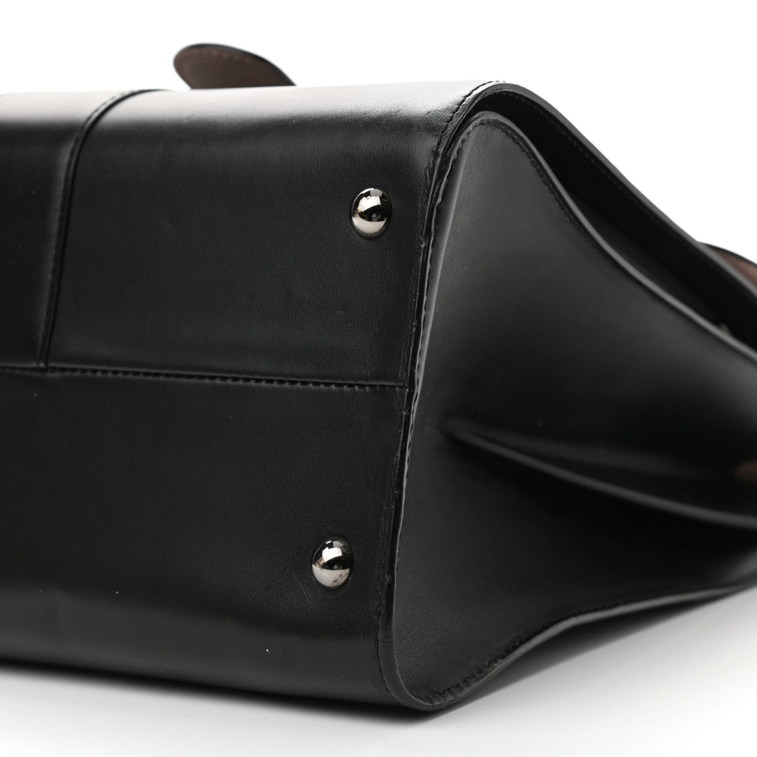 Delvaux Boxed Calfskin MM Magic Brillant Satchel Black Multicolor 10 of 17