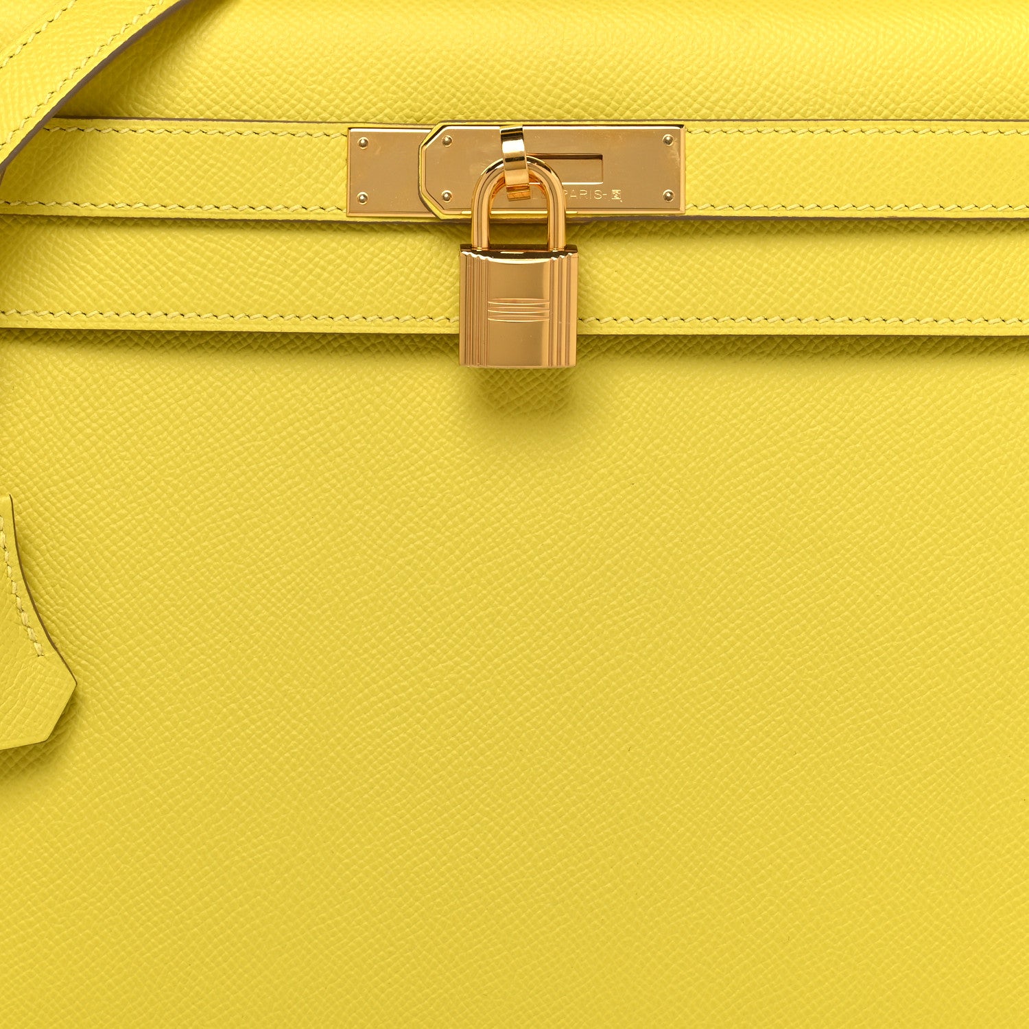 Hermes Epsom Kelly Sellier 28 Lime 9 of 12