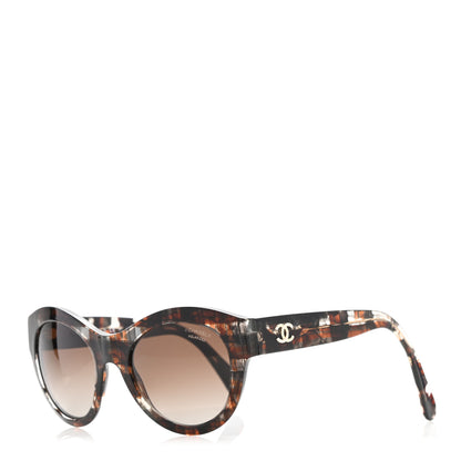 Chanel Acetate Polarized Butterfly Sunglasses 5371 Tortoise 1 of 9