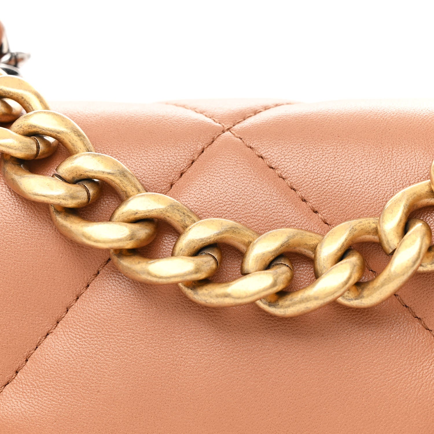 Chanel Lambskin Quilted Medium Chanel 19 Flap Brown 8 of 11