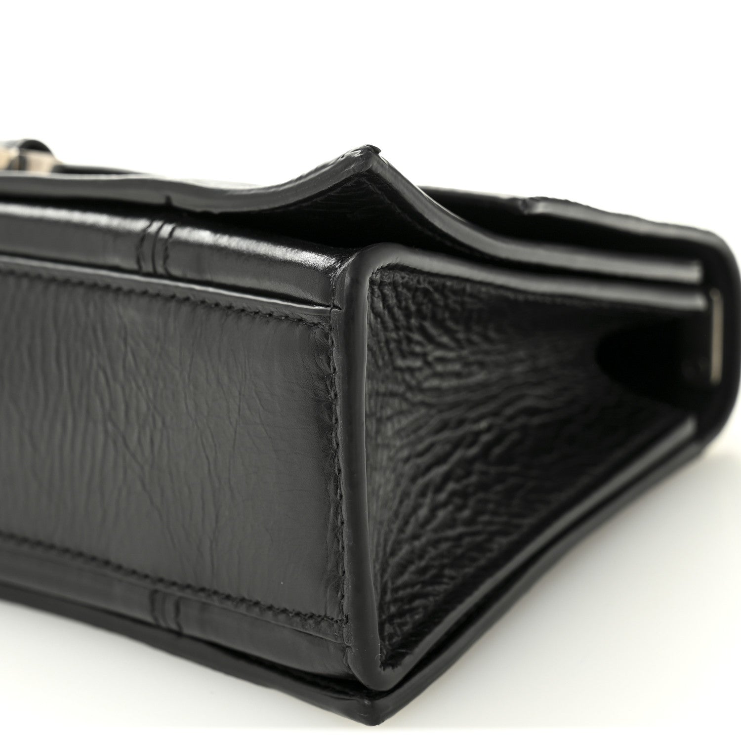 Balenciaga Paper Calfskin Small Crush Sling Bag Black 10 of 10