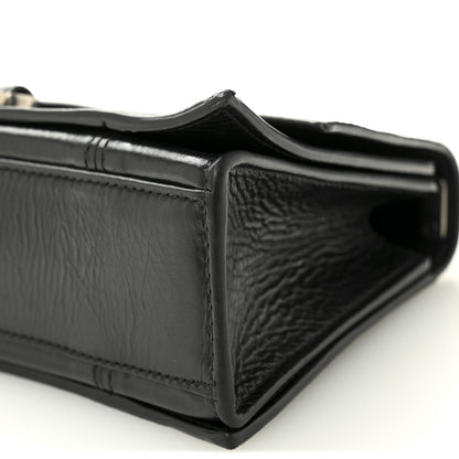 Balenciaga Paper Calfskin Small Crush Sling Bag Black 10 of 10