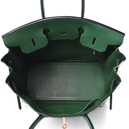 Hermes Epsom Birkin 35 Vert Bengale 7 of 28