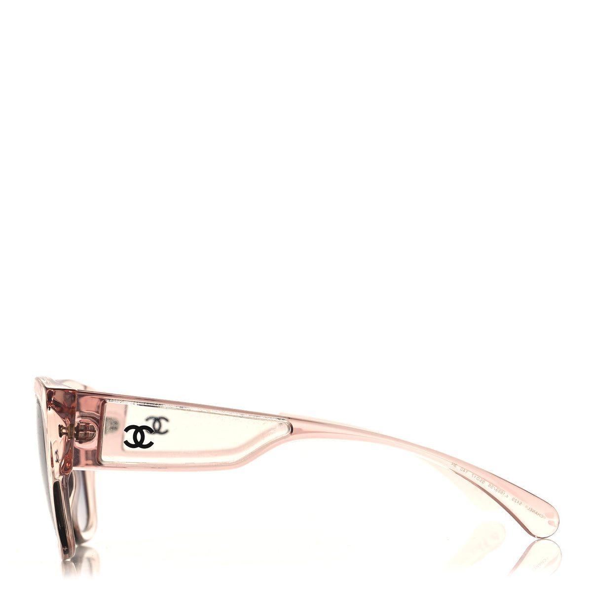 Chanel Acetate Butterfly Signature CC Sunglasses 5429 Pink 3 of 7