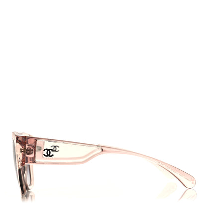 Chanel Acetate Butterfly Signature CC Sunglasses 5429 Pink 3 of 7