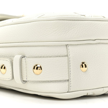 Salvatore Ferragamo Calfskin Gancini Camera Case New White 10 of 11